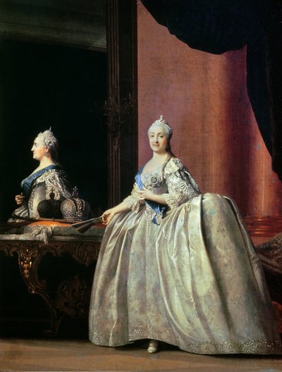 Impératrice Catherine II devant le miroir, 1779 - Vigilius Erichsen